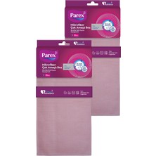 Parex Mikrofiber Çok Amaçlı Bez Pembe Ikili Paket