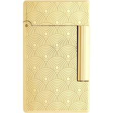 St. Dupont 020845 St Dupont Initial Guilloche Gold Çakmak