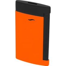 St. Dupont 027769 St Dupont Slim 7 Fluo Neon Turuncu Çakmak