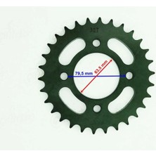 Regal Raptor Regal Arka Dişli 530-30T Iç 63,50 mm 4 Delikli Öm MOTO11