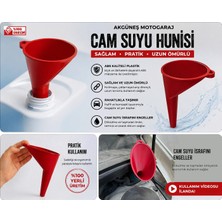 Akgüneş Motogaraj Cam Suyu Hunisi – Abs Kaliteli Plastik, Sağlam ve Uzun Ömürlü Araç Sıvı Dolum Hunisi