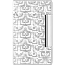 St. Dupont 020844 St Dupont Initial Guilloche Silver Çakmak