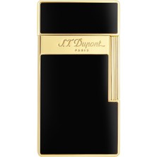 St. Dupont 025002 St Dupont Biggy Golden Black Çakmak