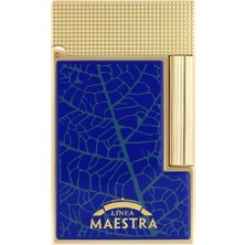 St. Dupont C16095 St Dupont Ligne 2 Partagas Mavi-Sarı Çakmak