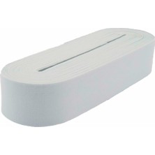 Tek-İş Beyaz Renk Tekiş Lastik Paça Lastiği 4 cm 10 mt Esnek Malzeme ile Pratik Kullanım