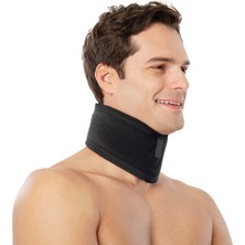 FLX Variteks 208 Uni Collar Süngerli Boyunluk Siyah Renk Yumuşak Doku Hasarları için Ergonomik Tasarım