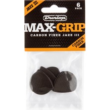 Jim Dunlop 471P3C Nyl Max Grip Jazz-6lı Paket Pena