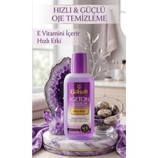 2 Ad Gülşah Daha Güçlü Formül Aseton 125 Ml/e Vitaminli Bakım-Hızlı Temizleme