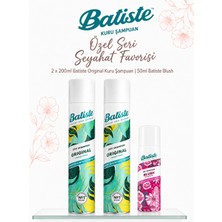 Batiste Original & Blush Kuru Şampuan 3'lü Set - 2X200 ml + 50 ml Seyahat Boy