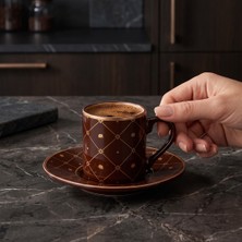Jumbo Stellar 6'lı Kahve Fincan Takımı