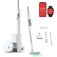 Switchbot K10+ Pro Combo Akıllı Robot Süpürge ve Kablosuz Dikey Süpürge