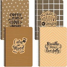 Keskin Color Keskin 16,5*22,5 80 Yp.çiz. Spr. Sert Karton Kapak Defter-Kahve