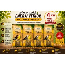 Gold Wings Sade Yem (Aspur) 4'lüEkonomik Fırsat Paketi – Kuş Yemi