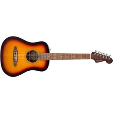 Fender California Standard Redondo Mini 3 Ton Sunburst W/bag Akustik Gitar