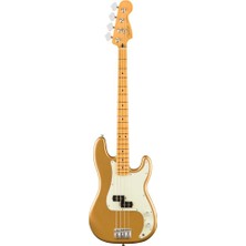Fender 75TH Anniversary Player Iı Precision Bass Akçaağaç Klavye Aztec Gold Bas Gitar
