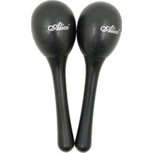 Alice A042SE-BK Saplı Siyah Yumurta Shaker