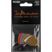 Jim Dunlop PVP121 Joe Bonamassa Jazz Iıı Variety 6'lı Paket Pena