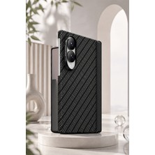 bbtech Samsung Galaxy Z Fold 8 Ile Uyumlu Darbe Koruyucu Magsafe Manyetik Özellikli Kevlar Desenli Ince Premium Kılıf