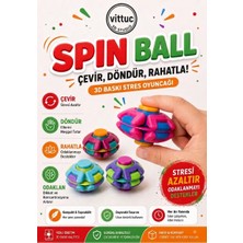 Vittuc Kinetik Top Duyusal Oyuncak - Spinnball Stret Oyuncak