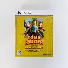Only Japan Vinyl Tomb Raider I-Iı-Iıı Remastered Starring Lara Croft Deluxe Edition | Playstation 5