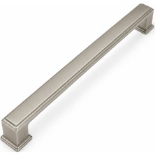 Badem10 Ametist 192 mm (19,2 Cm) Mat Saten Metal Dolap Çekmece Mobilya Kulpu Avangart Dolap Kulbu Kulp