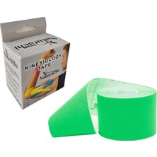Naturachi Kinezyobant Sporcu Bandı Kinesio Tape 5 Metre*5cm Yeşil Renk