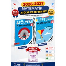 Arı Yayıncılık 5. Sınıf Matematik Atölye + Matematik Defter Set Güncel Müfredat