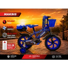 Makbis 15 Jant Mavi Çocuk Bisikleti Suluklu 2026 Yeni Sezon 3-6 Yaş