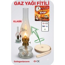 Dogant Klasik Gazyağı Lambaları Için 1 mt Gaz Lambası Fitili