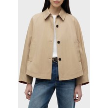 Tommy Hilfiger Logolu Su Itici Regular Fit Ceket Kadın Mont WW0WW49844 Aeh