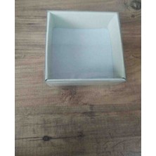 Rass 12*12*4cm 5ADET Asetat Kapaklı Kutu Fil Dişi Düğün Nişan Kına Hediyelik Kutu