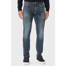 Tommy Jeans Pamuk Slim Fit Normal Bel Dar Paça Jean Erkek Kot Pantolon DM0DM23346 1da