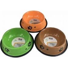 Doglife All Paws Renkli Pati Desenli Mama Kabı 26 cm Kedi Köpek Mama ve Su Kabı