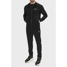 Ea7 Logolu Regular Fit Fermuarlı Kapüşonlu Erkek Eşofman Takımı Eşofman Takımı 8NPV62 Pjvrz 0208