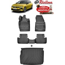 Rizline Opel Astra L Benzin-Dizel 2022-2026 Model Arası Havuzlu Paspas ve Üst Kademe Bagaj Havuzu Seti