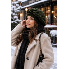 Wearflawless Kadın Triko Ressam Bere, Kışlık Örgü Yumuşak Sıcak Şık Bere, Günlük Fransız Beresi