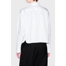 Armani Exchange Pamuklu Regular Fit Göğüs Cep Detaylı Gömlek Kadın Gömlek XW002700 AF25758 F0028