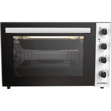 Luxell Beyaz - Siyah  70 Litre Börekçi Midi Fırın LX-9625