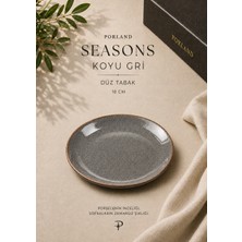 Porland Seasons Düz Tabak Porselen Tatlı Servis Tabağı