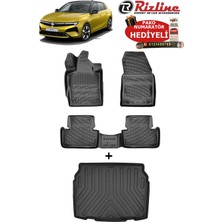 Rizline Opel Astra L Benzin-Dizel 2022-2026 Model Arası Havuzlu Paspas ve Alt Kademe Bagaj Havuzu Seti