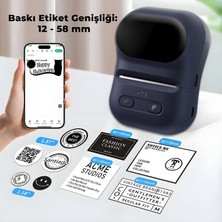 İdragon Taşınabilir Termal Barkod ve Etiket Yazıcı - Android ve Ios Uyumlu