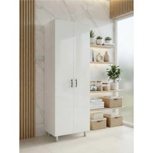 Aria / 2 Kapaklı 8 Raflı / Çok Amaçlı Dolap