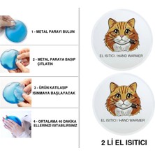 Bosphorus Sıa 2 Adet Kahverengi Kedi Cep Sobası,el Isıtıcı,sıcak Su Torbası Pvc  10X9,5CM