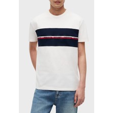 Tommy Jeans Logolu % 100 Pamuk  Regular Fit Bisiklet Yaka T Shirt Erkek T Shirt DM0DM23245 Ybh