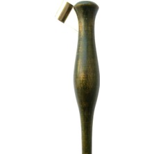 Sanathobi El Yapımı Copperplate Obliq Kalem Sapı, Gölge Yazı, Kahverengi Desenli, Ardıç Ağacı-Y1