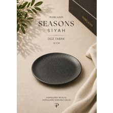 Porland Seasons Düz Tabak Porselen Tatlı Servis Tabağı