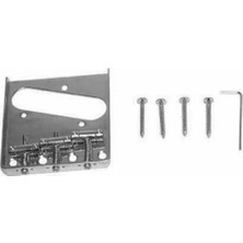 Valencia EBR6CR Elektro Tremolo Köprü + Kol Set Krom Dr. Parts