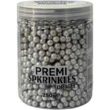 Depposite Boncuk Draje & Şeker 4 mm (250 Gr) Gümüş