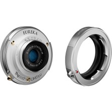 Thypoch Eureka 28MM F/2.8 Asph Lens, Leica M-Mount, M-X Adaptörlü, Full-Frame, Manuel Odaklama, Gümüş
