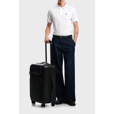 Emporio Armani Logolu Şifreli Fermuarlı Orta Boy Valiz Erkek Valiz EM002547 AF13805 UC001